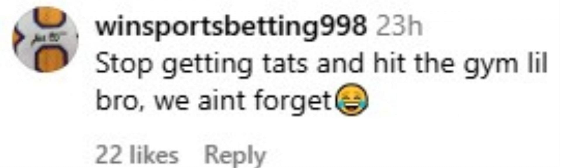 Fans react to Green's offseason post.
